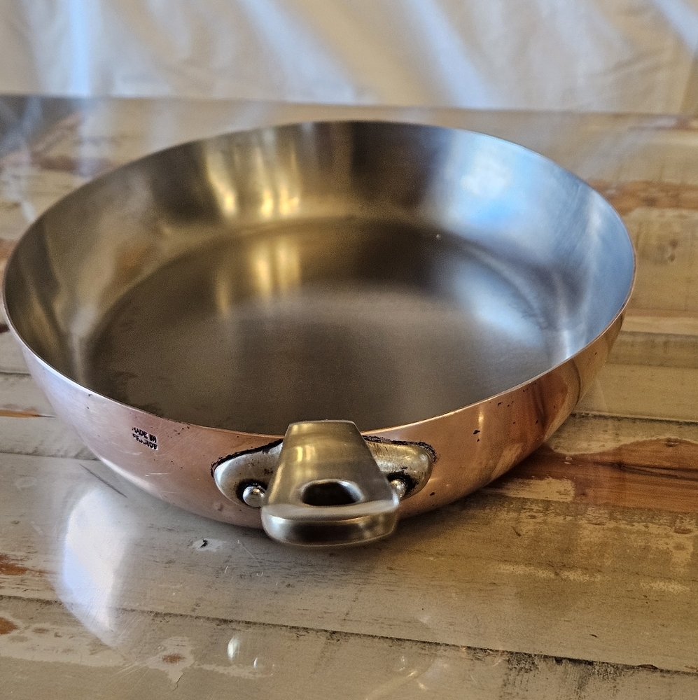 Copper Oval Fish Pan, Made In France 14"×9"